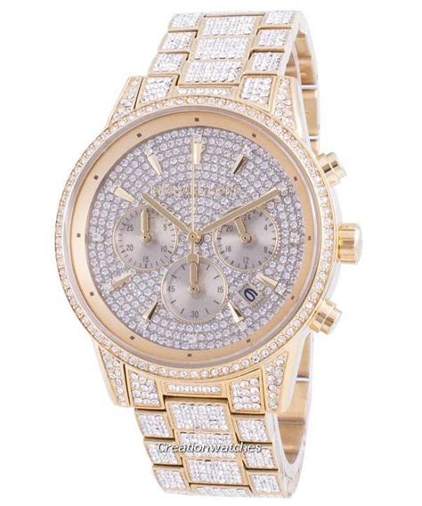 reloj michael kors hombre con diamantes|michael kors reloj mujer blanco.